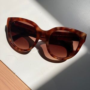 Celine Audrey Sunglasses CL 41755 in Brown Tortoise